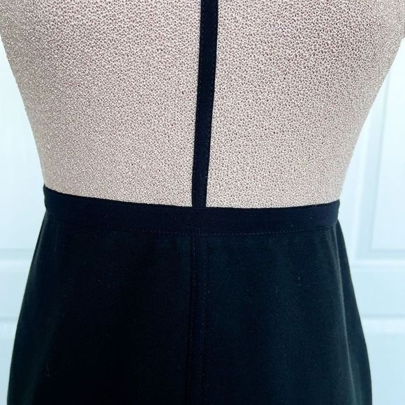 Ann Taylor Size 0P Petite Caramel Tan Beige Contrast Knee Length Pencil Sheath D - Picture 5 of 9